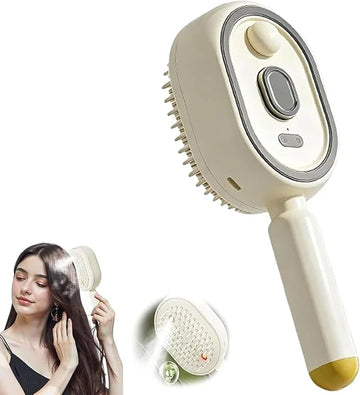 20% OFF Electric Steam Brush for Hair, Detangling Steam Brushes with Oil - COD + Free Delivery!