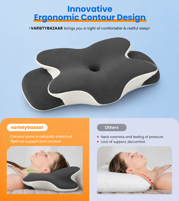 40% OFF Luxury Butterfly-Shaped Ergonomic Memory Foam Support Pillow - Feel Fully Rested