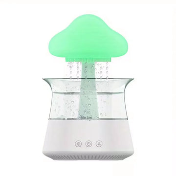 50% Sale Off Today on Mushroom Lamp with Rain Cloud Aromatherapy Oil Diffuser